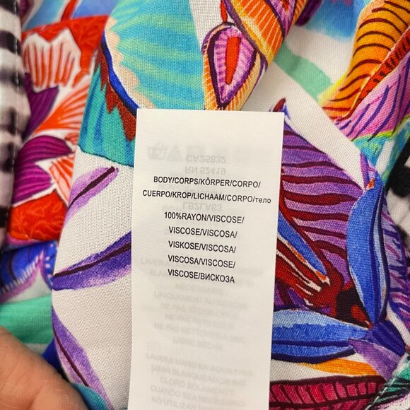 *La Blanca Tropics Of Tropez Kimono Swim Cover Up One Size - Picture 7 of 12